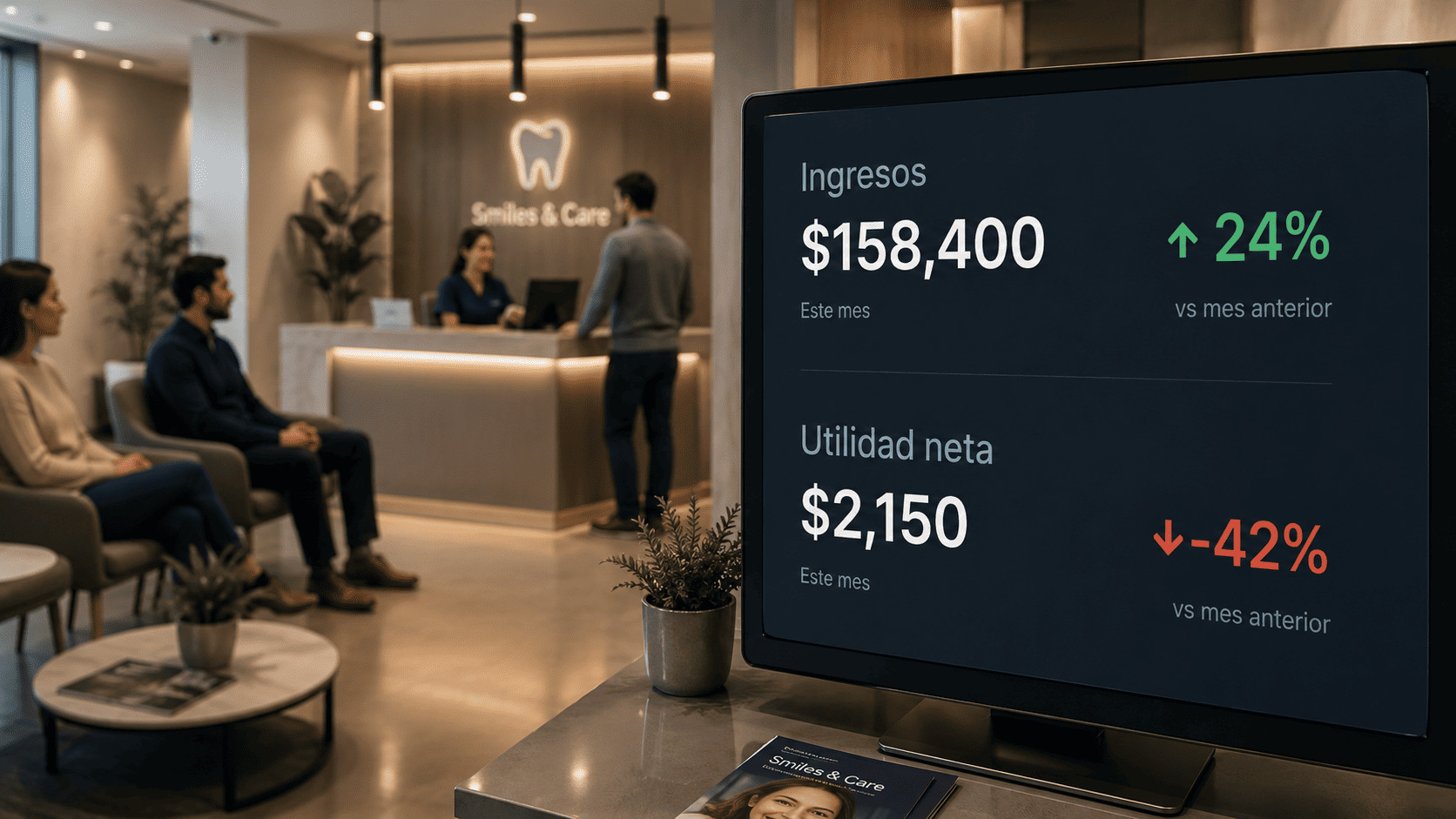 How to calculate the cost per dental chair in a clinic